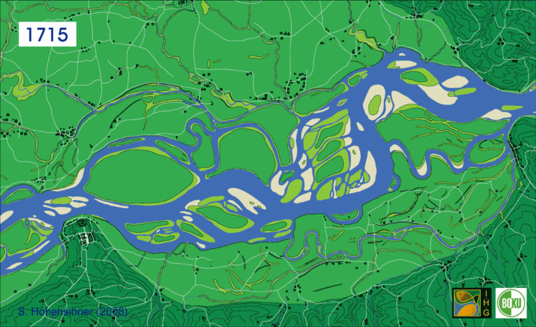 Grafik Donau Machland 1715