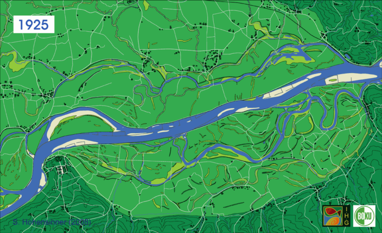 Grafik Donau Machland 1925