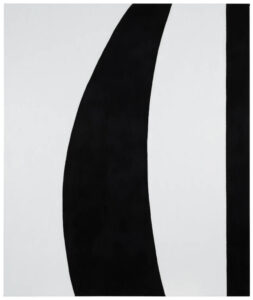 Ölbild Schwarz Weißer Hintergrund