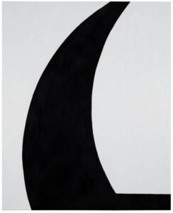 Ölbild Schwarz Weißer Hintergrund